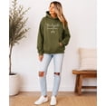thumbnail image 5 of Tailgate Season Hoodie for Women Cute Football Game Day Pullover, Army Green Hoodie, M, 5 of 8