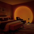 thumbnail image 3 of Luz de proyección al atardecer, luz LED de proyección de arco iris giratoria de 180 grados, decoración de la sala de fiestas Proyector de luz nocturna al atardecer (Puesta de sol) Zhivalor BST3079395, 3 of 5