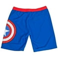 thumbnail image 2 of Captain America Shield Logo Board Shorts-Medium (32-34), 2 of 5