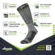 thumbnail image 2 of Calcetines de senderismo Alvada de lana merino térmicos para invierno, 3 pares, talla L, 2 of 5