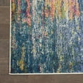 thumbnail image 4 of Nourison Celestial Abstract Blue/Yellow 2'2" x 10' Area Rug, (2x10), 4 of 7