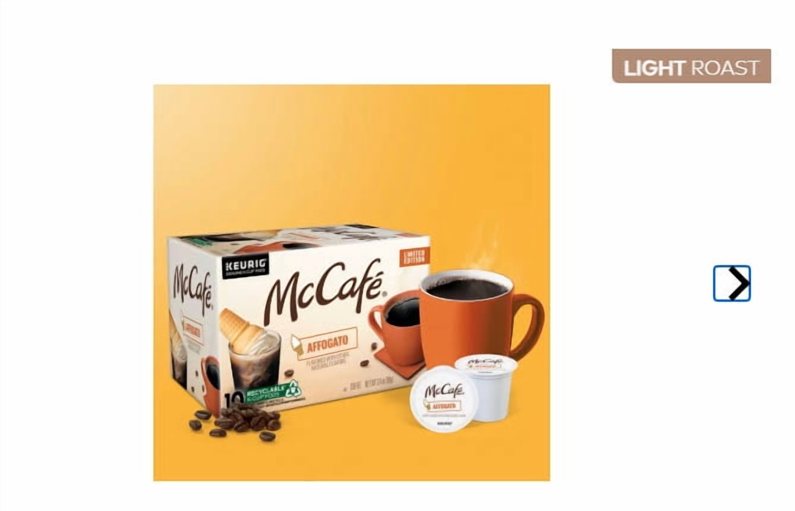 McCafé Affogato K-Cups 10 Count Limited Edition