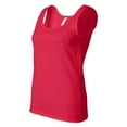 thumbnail image 2 of CROWN CRAZE - Mix Color Tank Top for Women | 4.5 Oz 100% Ring-Spun Cotton Comfortable Sleeveless Tank | 6 Pack L - Size, 2 of 6