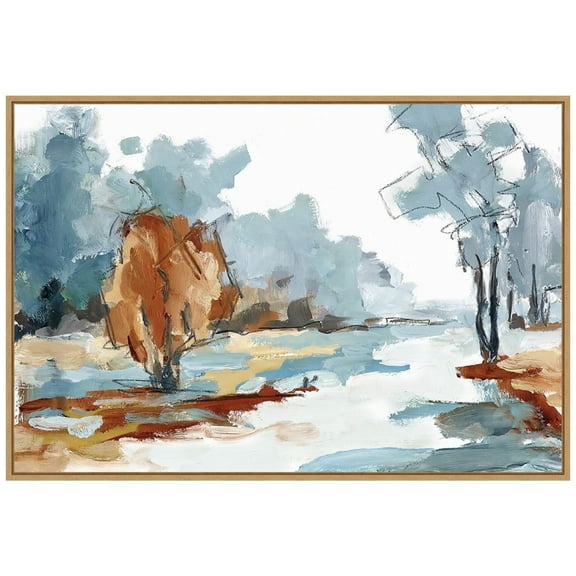 Amanti Art Forest Backroads VI Framed Canvas Wall Art Print