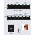 thumbnail image 4 of FZC-Fishing Rod Holders Vertical Rod Rack, Fishing Pole Holders for Garage, Wall, Ceiling Rod Stand, Black, 4 of 4