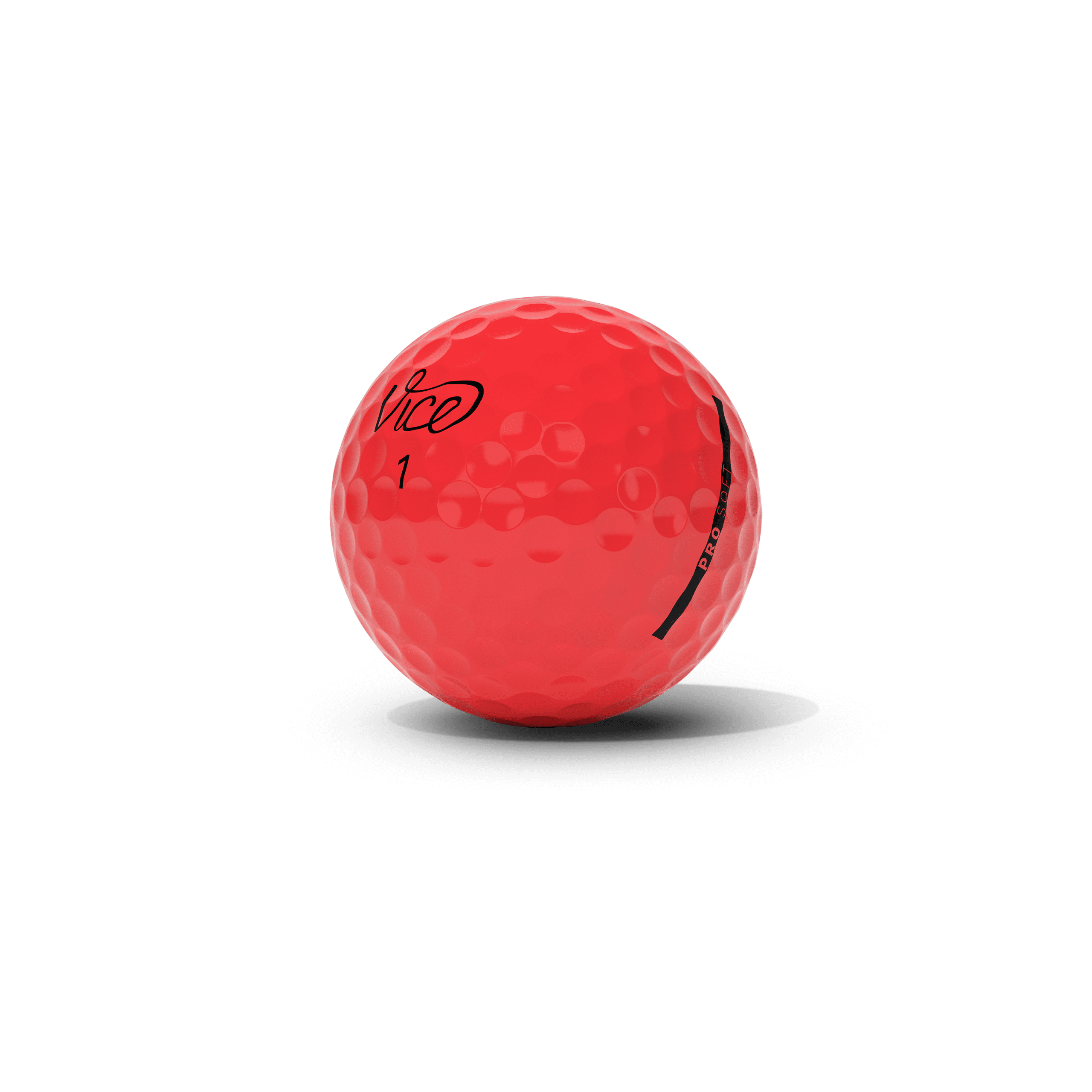 Vice Golf Pro Soft RED 12 Golf Balls