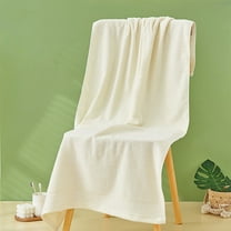 Oggfader Bath Towels on clearance Bath Towel Made Of Cotton Class A Large Bath Towel Household Use Full Cotton Absorbent Hotel Bath Towel Shower Wrap Towel Beige