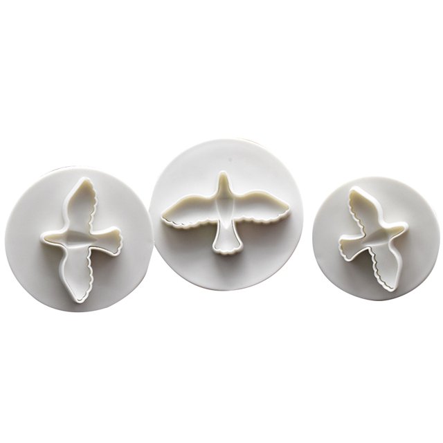 tredstone 3PCS/Set Multi Pattern Cutting Die Cutters Cake Making Baking Mould Fondant Mold Fondant Craft DIY Store Kitchen Tool