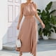 thumbnail image 4 of Vestido elegante con lazo dividido para mujer OAVQHLG3B Store  lin121212, 4 of 5