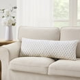 thumbnail image 2 of My Texas House 14" x 36" Ivory/Beige Block Print Decorative Pillow, 2 of 5