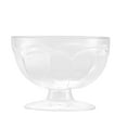 thumbnail image 5 of Mini Serve 3 oz Clear Plastic Footed Bowl - 3" x 3" x 2 1/4" - 25 count box, 5 of 11