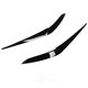 thumbnail image 3 of 1 Pair Front Headlight Eyebrow Smooth Surface UV Resistant Rounded Corners Fit for X5 G05 X6 G06 Glossy Black, 3 of 9