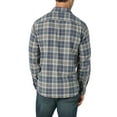 thumbnail image 5 of Wrangler® Men's and Big Men's Relaxed Fit Brushed Flannel Shirt with Long Sleeves, Sizes S-5XL, 5 of 5