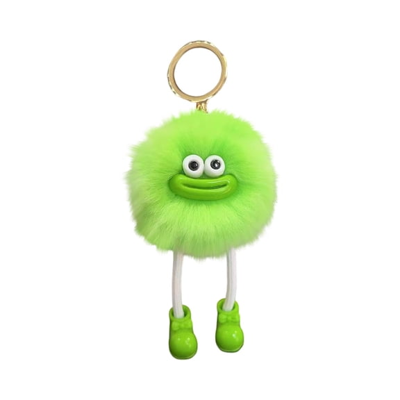 GliJian Stuffed Animal Doll Versatile Key Chain, Plush Keychain Colorful Sausage Mouth Pendant for Backpack, 3.9" Ugly Cute Keychain Valentines Day Gifts for Teens Friends Classmate