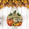 thumbnail image 3 of Space-saving Hanging Plaque Add Atmospheres Wood Pumpkin Shape Thanksgiving Sign Decoration for Home, 3 of 10
