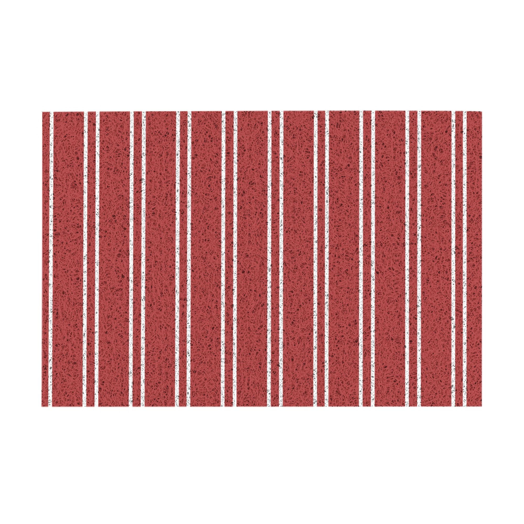 YFYANG NonSlip PVC Doormat, Washable Indoor/Outdoor Floor Mats, Red