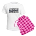 thumbnail image 5 of CafePress - Clarinet Women's Light Pajamas - Women's Short Sleeve Print T-Shirt and Pants Light Cotton Pajama Set, 5 of 7