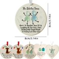 thumbnail image 3 of Heart Shaped Art Friendship Ornament,Friendship Gifts for Women,Pendant Friendship Christmas Tree Hanging Ornaments,Best Friend Ornaments 3.14 Inch, 3 of 6