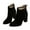 A-Black, variant on Rinsvye Women Gothic Vintage Style Women's Boots Low Heel Lace Up Retro Punk Buckle Boots for Women Wide Width Cuff Women Boots with Heels Boot Liner Socks for Women Booties and Boots Heels