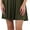 Olive, variant on Classsic Fit Skater Dress with 3/4 Sleeves - Olive - Medium