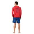 thumbnail image 3 of Chaps Mens Long Sleeve Graphic Rash Guard, Sizes S-3XL, 3 of 9