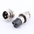 thumbnail image 3 of 1set GX16 3Pins Screw Type Electrical Aviation Plug Socket Connector New, 3 of 8