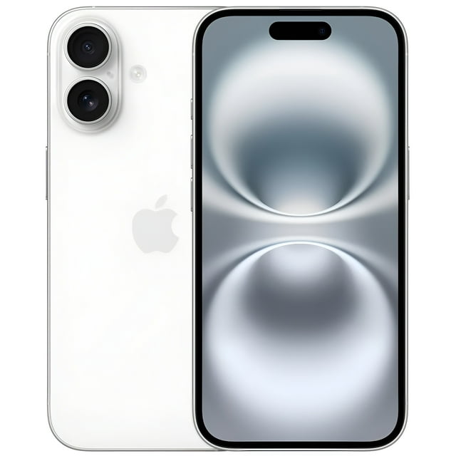 Refurbished Apple iPhone 16 - 512GB – White – 48MP Dual Rear & 12MP Front Camera - Fully Unlocked Smartphone - Excellent Condition