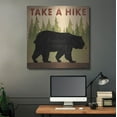 thumbnail image 5 of Luxe Metal Art 'Take A Hike Black Bear' by Ryan Fowler, Metal Wall Art, 36"x36", 5 of 9