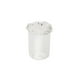thumbnail image 1 of Pequeño Florero de Vidrio Transparente, Elegante Y Decorativo, Ideal para Arreglos Florales, Ideal para Oficina, Escritorio O Habitación, 1 of 9