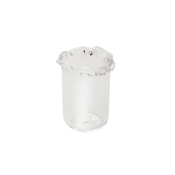 Pequeño Florero de Vidrio Transparente, Elegante Y Decorativo, Ideal para Arreglos Florales, Ideal para Oficina, Escritorio O Habitación