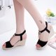 thumbnail image 4 of Amzcrzy Zapatos de mujer,Zapatos de mujer,Zapatillas de mujer, Sandalias romanas informales con cuña y cuentas para mujer Sandalias Mujer Zapatillas De Casa, 4 of 4