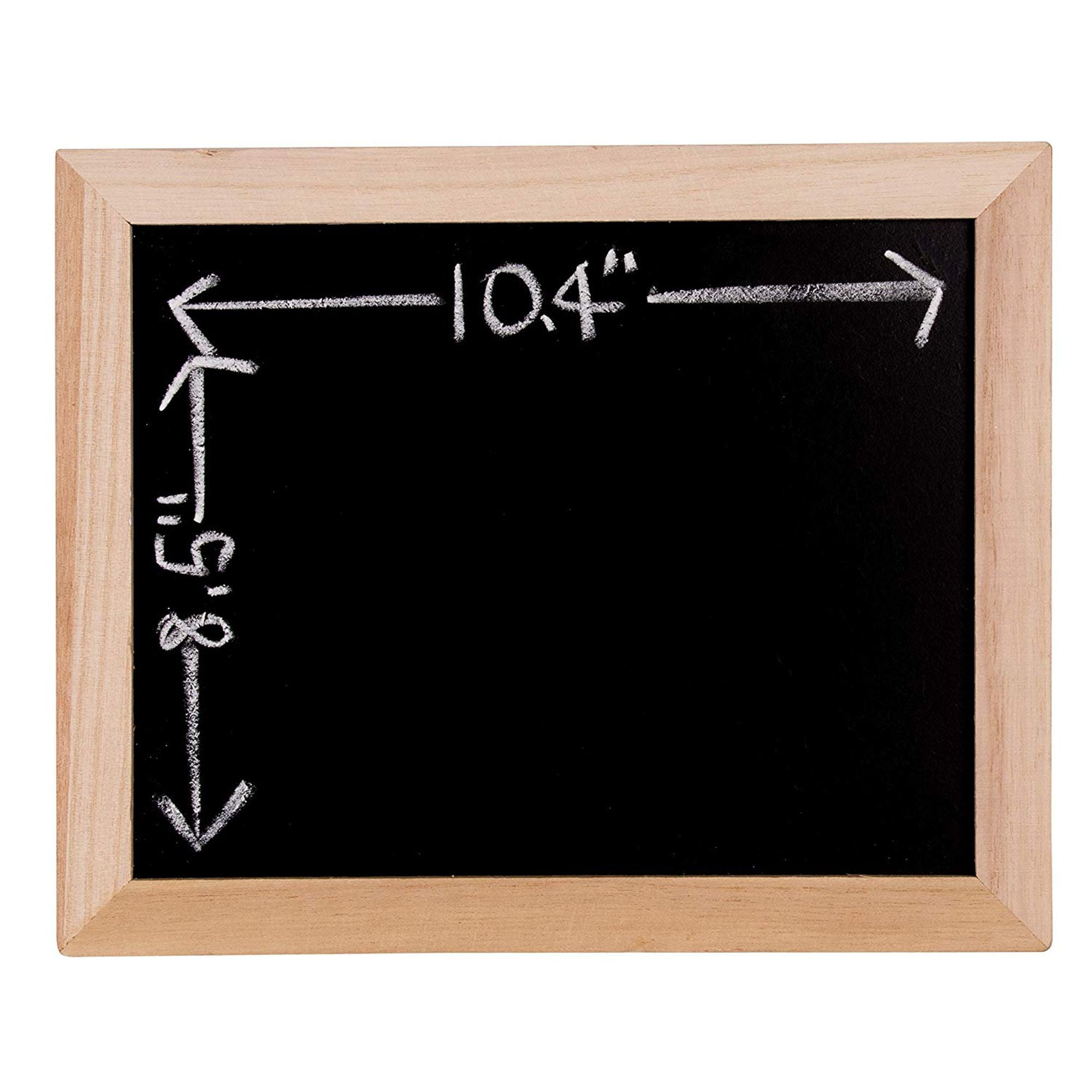 Framed Chalkboard - 4-Pack Wooden Blackboard, 10.4 x 8.5-Inch ...