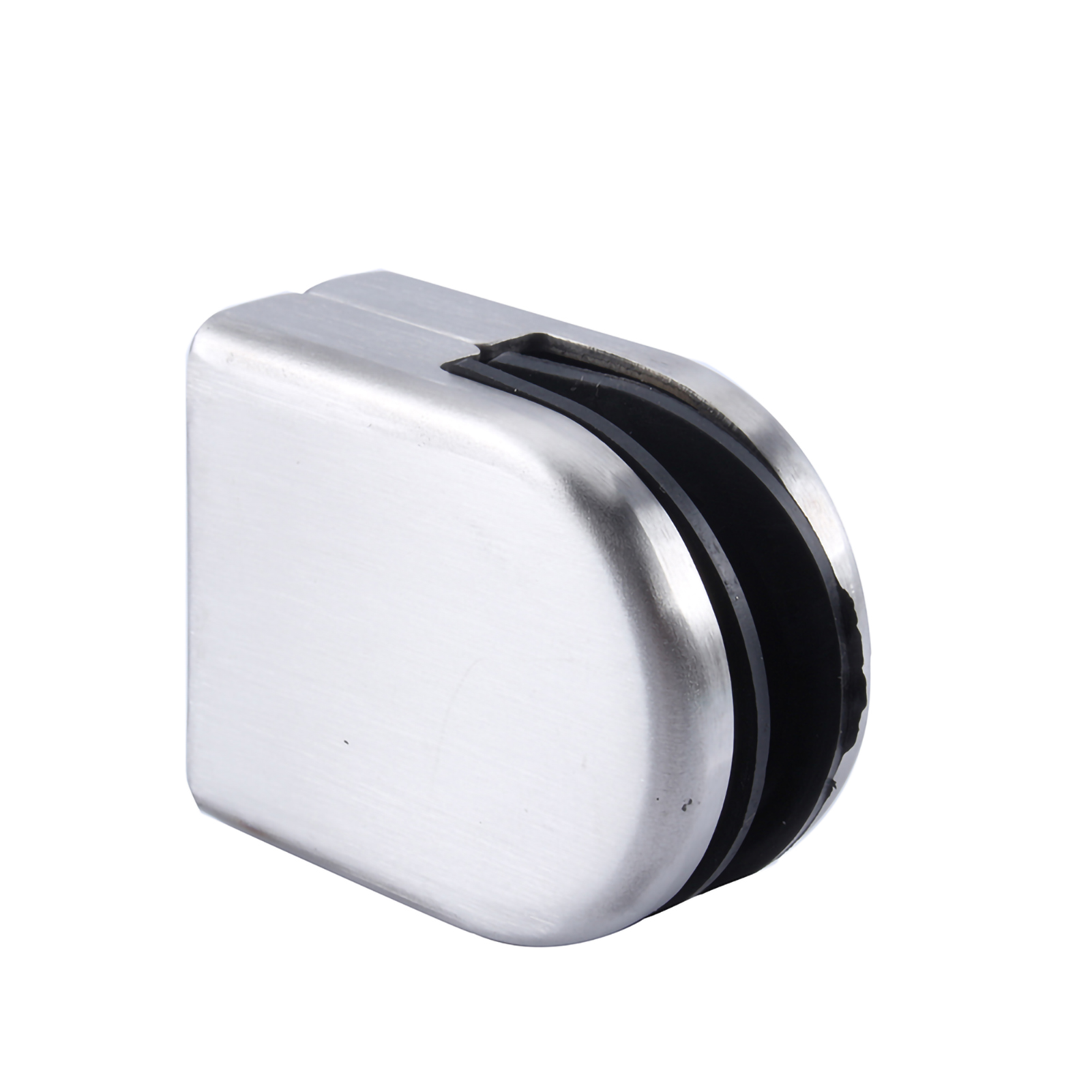 Stainless Steel Flat Round Holder Glass Clamp Bracket For Balustrade Glass Bracket 1Pc Stainless