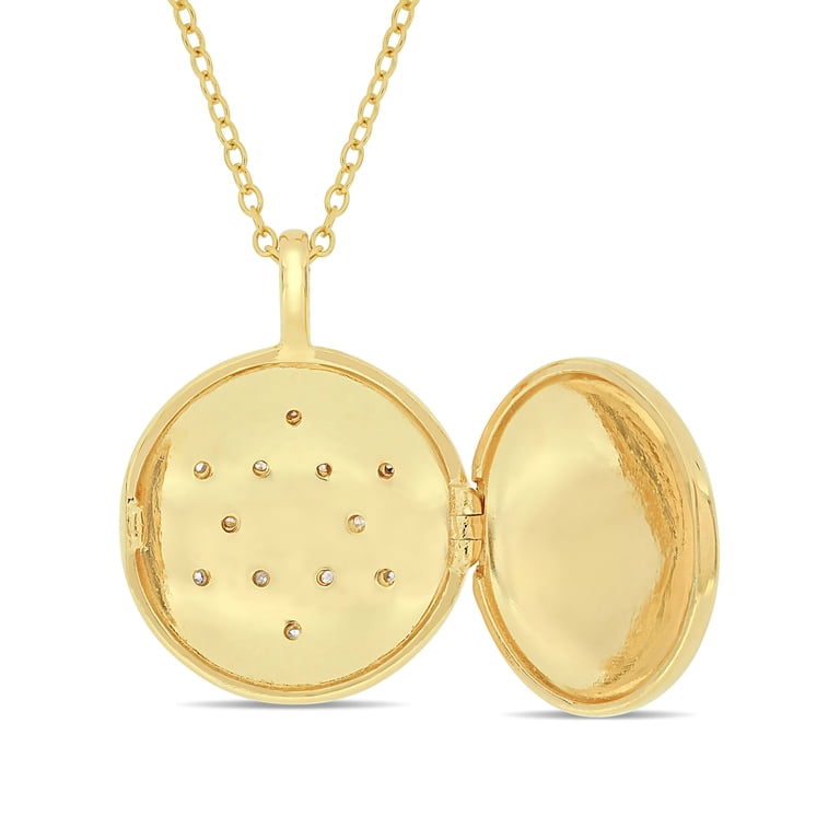 Diamond-Accent Star Of David Locket Necklace photo 4