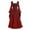 Red, variant on Gothic Dress Women's Elegant Floor Length Style for Events