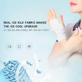 thumbnail image 2 of facefd Gant de Golf Rafraîchissant Femmes Hommes Conduite Pêche Gants Protection UV m Blanc Gauche, 2 of 5