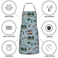 thumbnail image 6 of Easygdp Camping Caravan Apron Waterdrop Resistant with 2 Pockets,Oil Resistant Cooking Kitchen Chef Apron for Women Men, 6 of 7