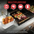 thumbnail image 7 of Stock Your Home Foil Grill Drip Pan (10 Pack) Compatible with Blackstone's 28”, 30”, & 36” BBQ Griddle + 17” & 22” Tabletop Range- Disposable Aluminum Oil Catcher Tray, Blackstone Grease Cup Liners, 7 of 7