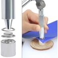 thumbnail image 3 of 100 Uds. Juegos de ojales Kit de ojales de 14mm herramientas para ojales Kit de ojales con ojales de metal con herramientas para ojales para reparación de tiendas de lona de lona plateadas, 3 of 5