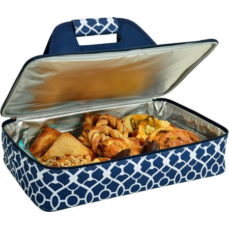 

original insulated thermal food & casserole carrier- keeps food hot or cold- fits 15 x 10 casserole dish- designed & quality approved in the