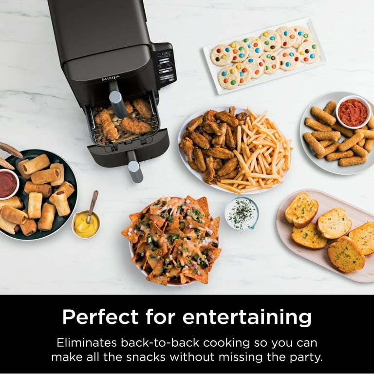 Ninja, DoubleStack 2-Basket Air Fryer, 8 QT, Family Size - Walmart.com