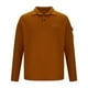 thumbnail image 3 of pstuiky hombres de manga larga, Camisa de manga larga de color liso para hombre con bolsillos en los brazos y solapa. Tops de talla grande para hombre l, 3 of 5