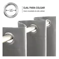 thumbnail image 2 of Cortinas Blackout Premium 1 Panel | Soft Nature, 2 of 5