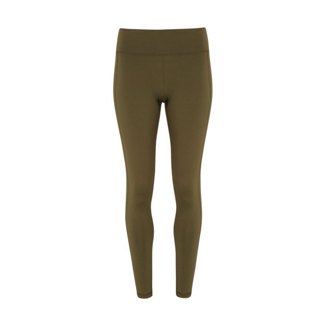 Tri Dri - Leggings/Medias de deporte modelo Space Dye para mujer (Oliva)