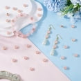 thumbnail image 3 of 96Pcs Alloy Enamel Beads Flat Round with Lightning Bolt Light Gold Pink 8x4.5mm Hole: 1.8mm, 3 of 5