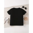 thumbnail image 3 of T-Shirt Garçon ROOBEN / Imprimé Graphique 'I'm Not Listening' / Coton Décontracté / Col Rond, Manches Courtes / Lavable en Machine / Ajustement Confortable pour l'Été / Noir Multi-Tailles, 3 of 6