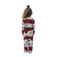 thumbnail image 3 of Sonducket Ropa de dormir de Navidad Dibujos animados de Navidad Impreso Loungewear Pijamas a cuadros de manga larga Camisón familiar a juego Pijama NIÑOS: 4-5 años Sonducket AP004042-03, 3 of 6