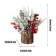thumbnail image 3 of Christmas Tree Artificial Christmas Tree With Christmas Decorations Pines Cones Berries Tabletop Christmas Tree For Home Room Party Winter Indoor Outdoor, 3 of 6