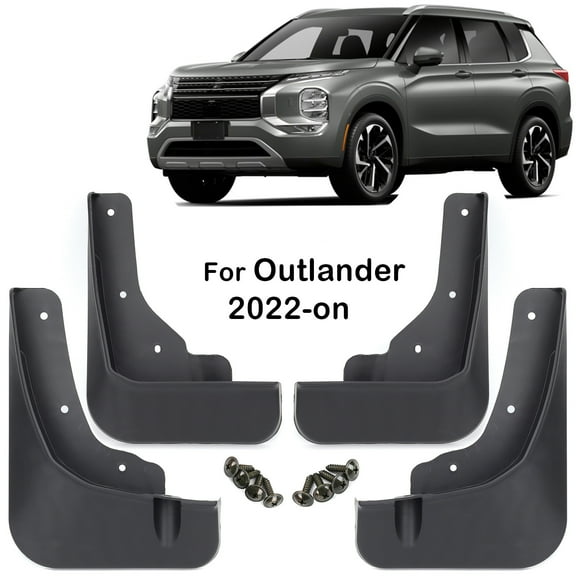 Mud Flaps for Mitsubishi Outlander 2022 2023 2024 Splash Guard Mudguards Front Rear