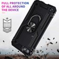 thumbnail image 2 of LAICAIW Étui pour iPod Touch 7, Étui pour iPod Touch 6, Étui Hybride Robuste Antichoc avec Support Intégré pour Apple iPod Touch 7e/6e/5e Génération (Noir), 2 of 7